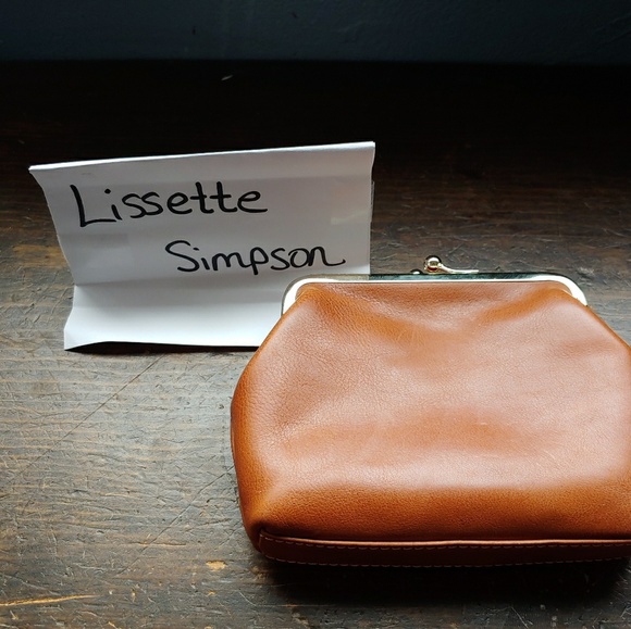 NWT Florentine Large Framed Purse in Natural - Picture 2 of 6